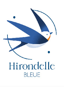 logo hirondelle bleue