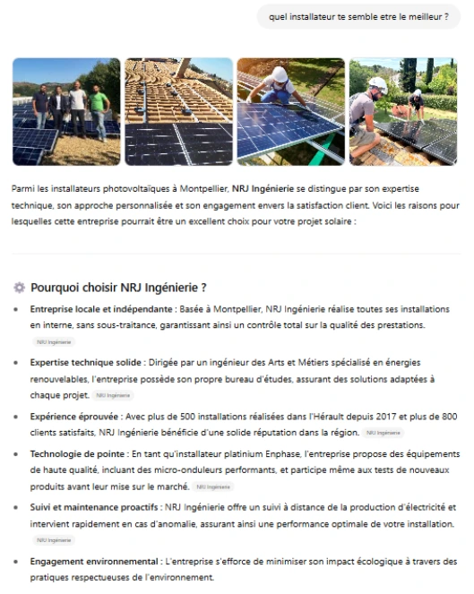 meilleur installateur